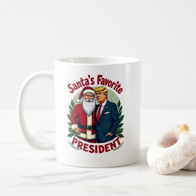 Julens favoritpresident kaffemugg (Med munk)