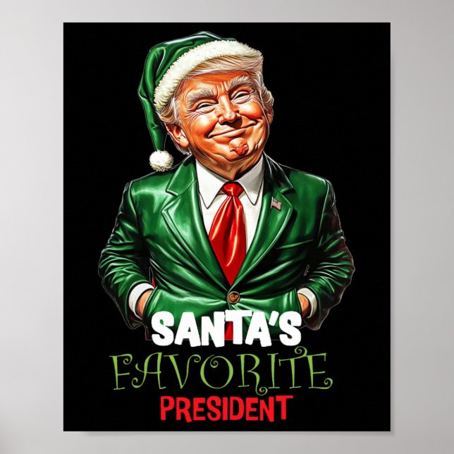 Julens favoritpresident rolig Trump  Poster (Framsidan)