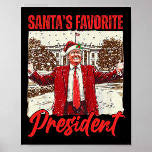 Julens favoritpresident Trump 2024 julafton Poster