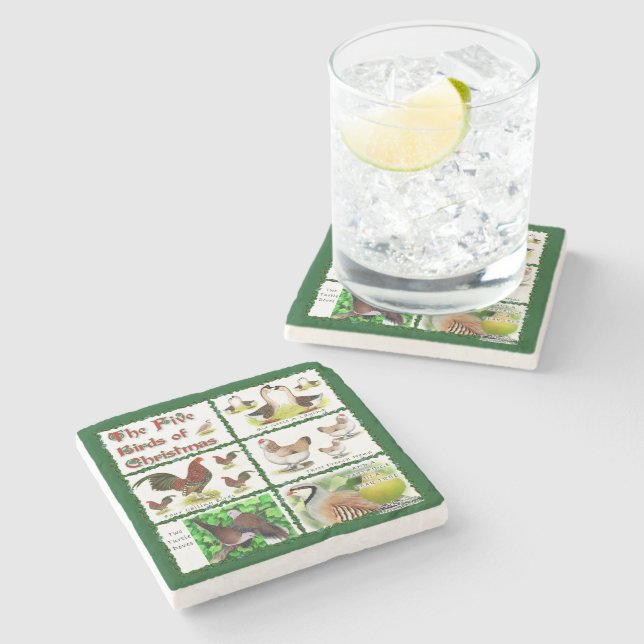 Julens fem fåglar stenunderlägg (Sidan)