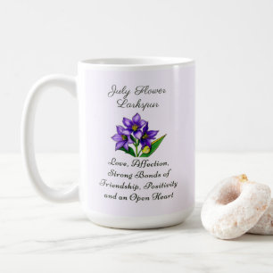 Julens födelsemånad Blommor Blommigt Art Kaffemugg