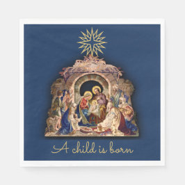 Julens födelsetal, Baby Jesus Napkins Pappersservett
