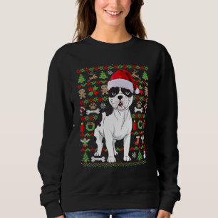 Julens Fransk Bulldog Hund Ugly Sweater Hund T Shirt