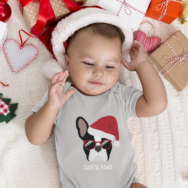 Julens Fransk Bulldog T Shirt (Skapare uppladdad)