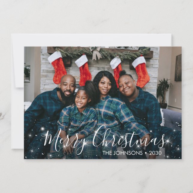 Julens Gnistra Photo Julkort (Framsida)