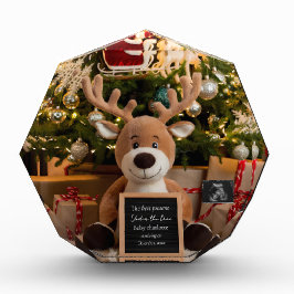 Julens Gravid Meddelande om söta renar