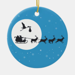 Julens Gravid Ornament - Kommer till staden