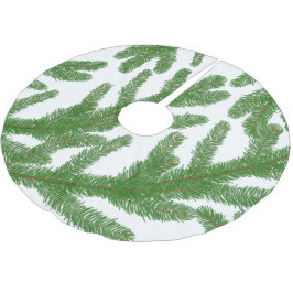 Julens Grönt för träd grenar Julgransmatta Borstad Polyester