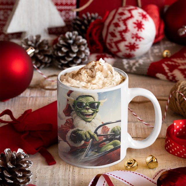 Julens Grönt Goblin Mugg #2 (Christmas Green Goblin Mug #2
)