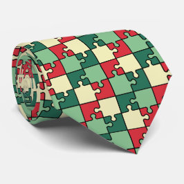 Julens Grönt Red Puzzle Biet Monogram Slips