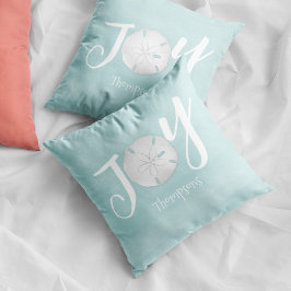 Julens Helgdag Elegant Beach Turcoise Coastal Kudde