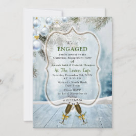 Julens Helgdag Förlovningsfest Inbjudningar