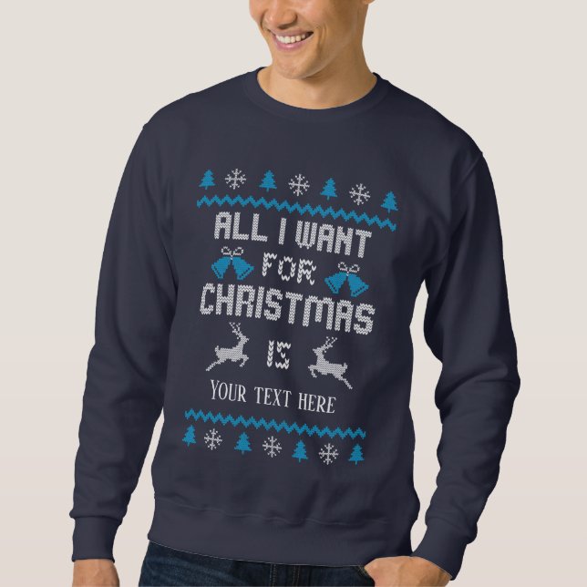 Julens Helgdag, ful sweatshirt (Framsida)