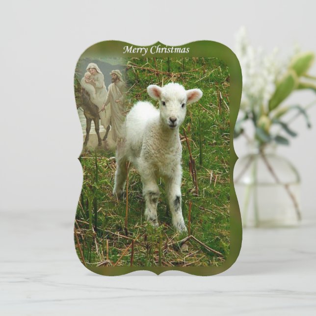 Julens Helgdag - kort, Jesus Kristus Kort (Stående Fram)