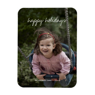 Julens Helgdag Personlig Foto Kids Bild Magnet