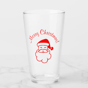 Julens Helgdagar Santa Red Glass Kopp