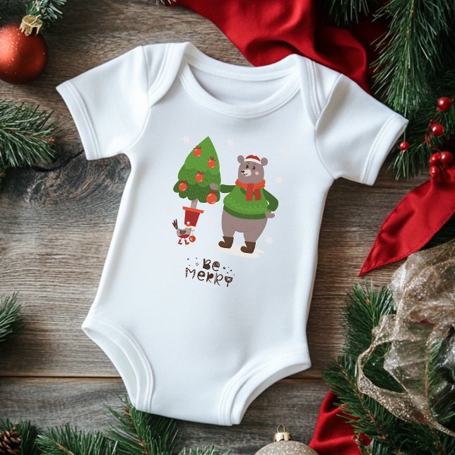 Julens Helgdagar ska vara kvicksilverbjörn Träd T Shirt (Skapare uppladdad)
