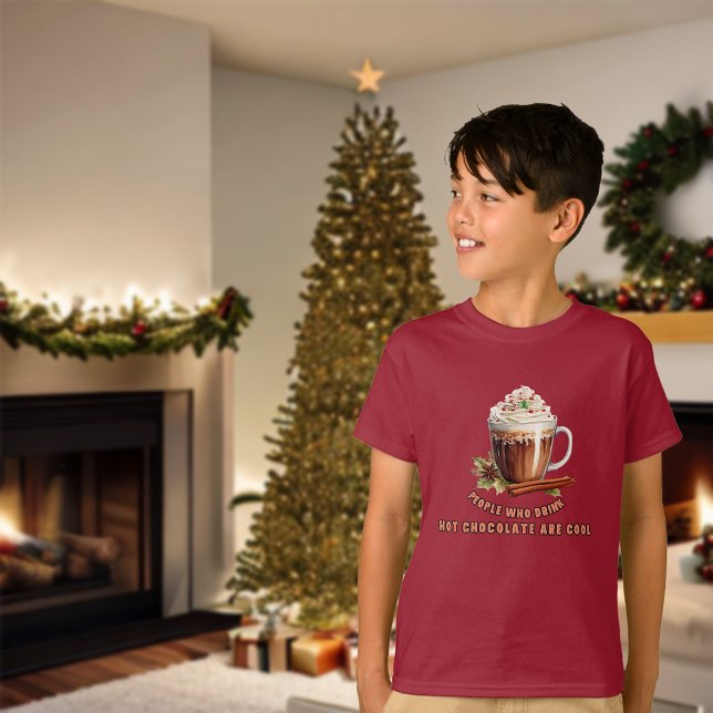 Julens Hett Chocolate är Coola Kids T Shirt (Skapare uppladdad)