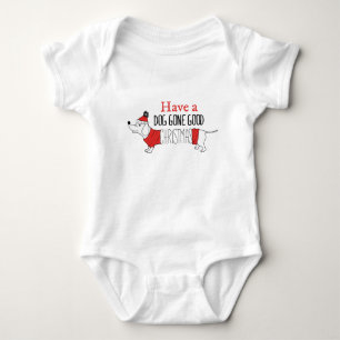 Julens Hund Puns Santa Hundar Hund Borta Bra Krist T Shirt