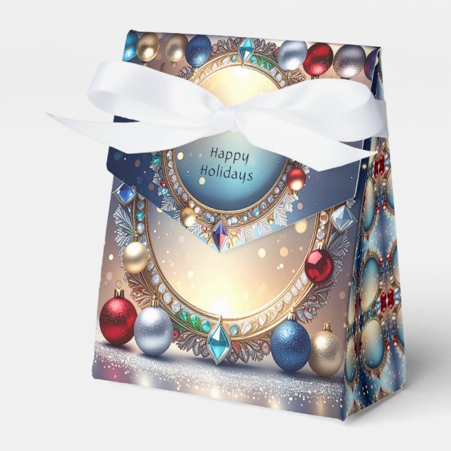 Julens judiel Ram Helgdag Gift Box Presentaskar (Framsidan Sidan)