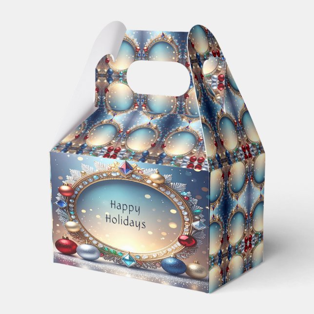 Julens judiel Ram Helgdag Gift Box Presentaskar (Framsidan Sidan)