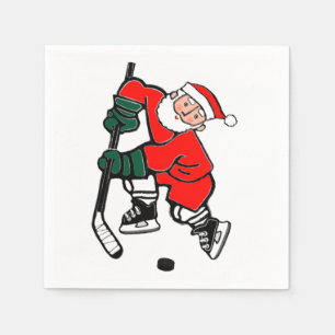 Julens Julfest Hockey Napkins Pappersservett