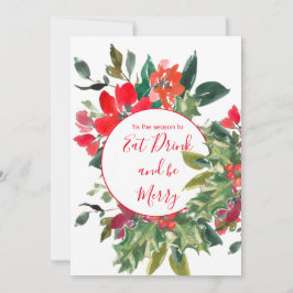 Julens Julhelg Holly WandeRed Inbjudningar