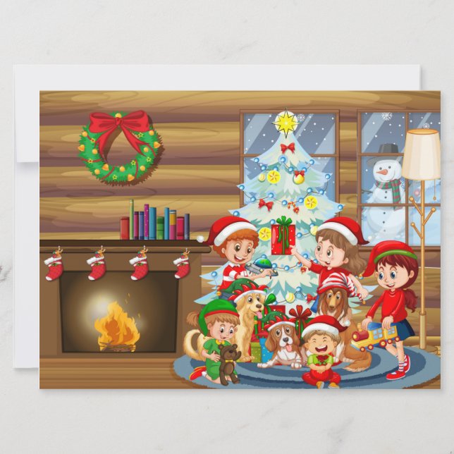 Julens julkort (Framsida)