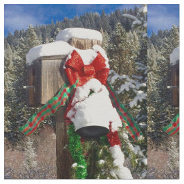 Julens Klockor i bergen Fabric Tyg