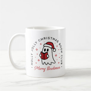 Julens klubb spöke merry bookmas preppy kaffemugg