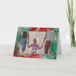 Julens " kort och Gröntar"-gratulationskort