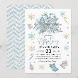 Julens krans, nu flammande inbjudan till Middagsfe