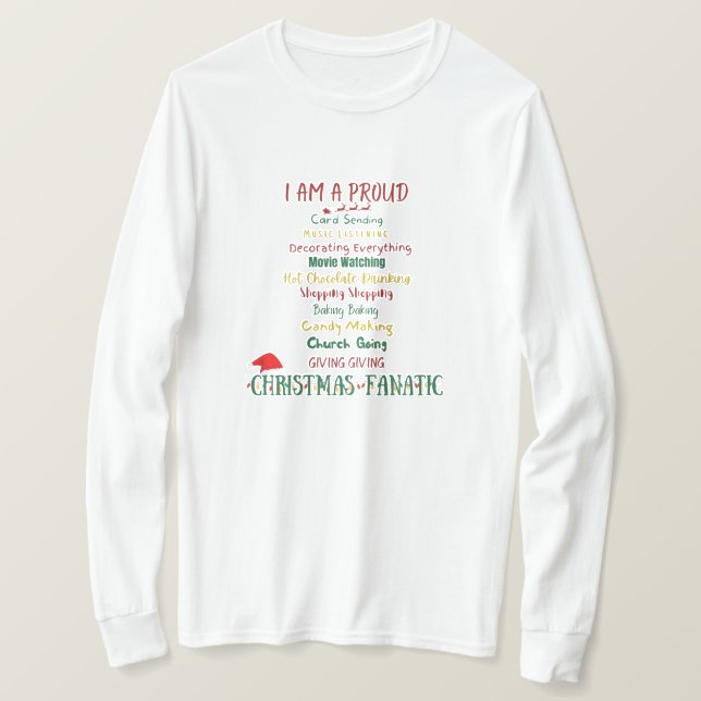 Julens Långärmad T-Shirt (Design framsida)