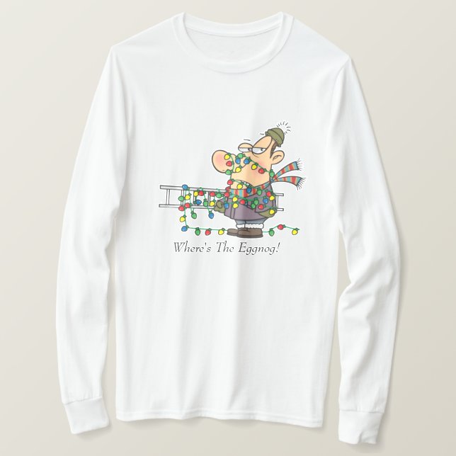 Julens Långärmad T-Shirt (Design framsida)