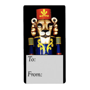 Julens Lejona Nutcracker Gift-Märkre Fraktsedel