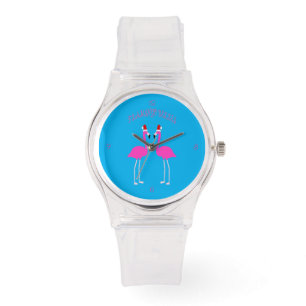 Julens Lesbisk Flamingos Flamingo Belles Armbandsur