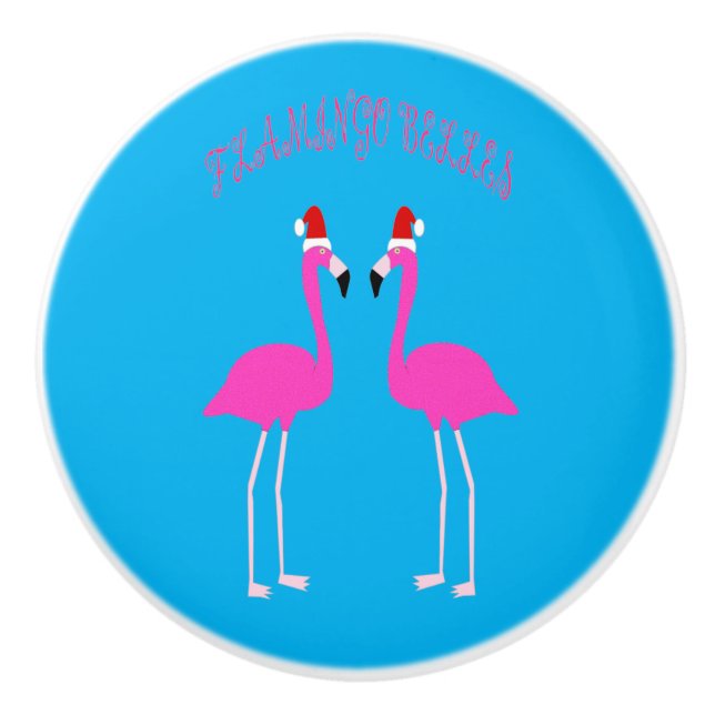Julens Lesbisk Flamingos Flamingo Belles Knopp (Framsidan)