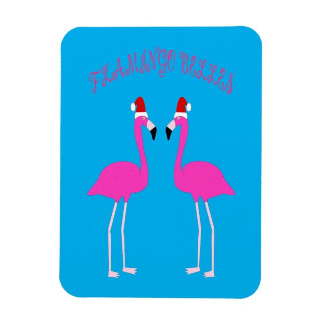 Julens Lesbisk Flamingos Flamingo Belles Magnet (Vertikal)