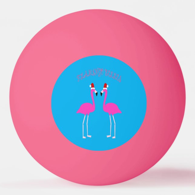 Julens Lesbisk Flamingos Flamingo Belles Pingisboll (Framsidan)