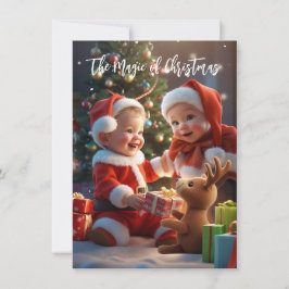 Julens magi anteckningskort