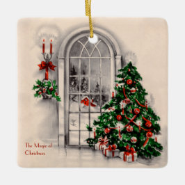 Julens magi på hemmaplan julgransprydnad keramik