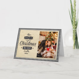 Julens magi slutar aldrig Personligen Kort