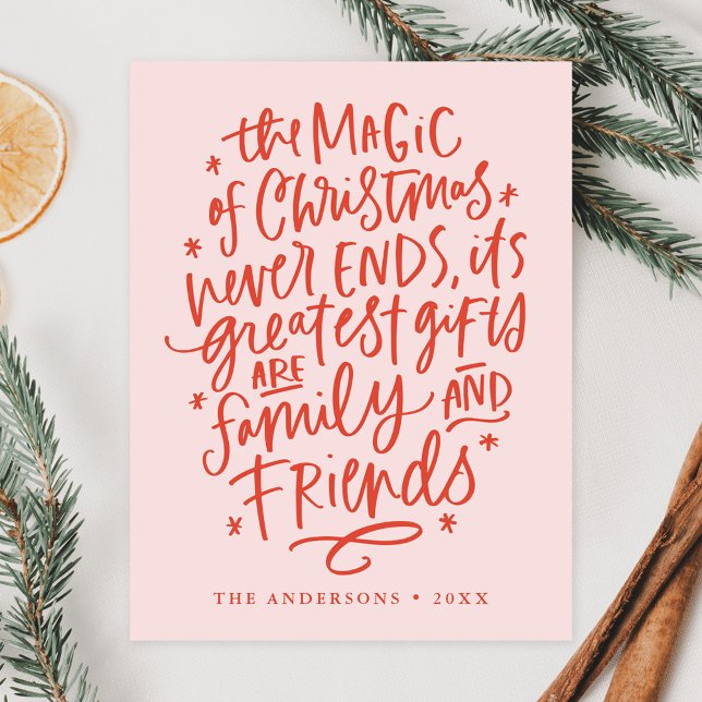 Julens magiska  och Orange - ej foto Helg Vykort (Skapare uppladdad)