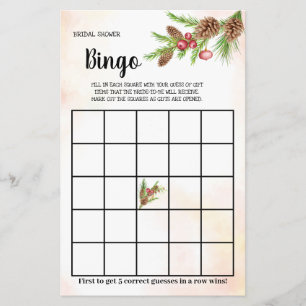 Julens Möhippa - Bingo-spelkort Flygblad