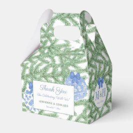 Julens Möhippa Elegant Blue White Bauble Presentaskar