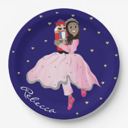 Julens Mörk Ballerina Clara Papper Plate