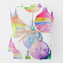 Julens Multifärgad Bollar Ornament