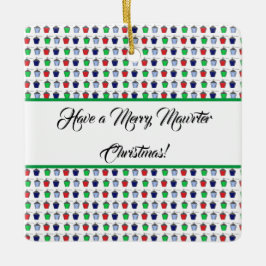 Julens Multifärgad Bryn Mawr Lanterns Julgransprydnad Keramik