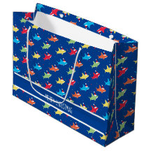 Julens Multifärgad Sharks Cute Large Gift Bag