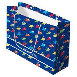 Julens Multifärgad Sharks Cute Large Gift Bag